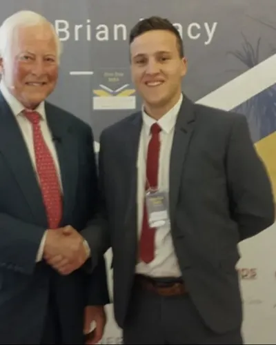 Ervin Csiki with Brian Tracy, 2016